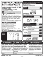 Radio Flyer 3700 Manual Del Usuario