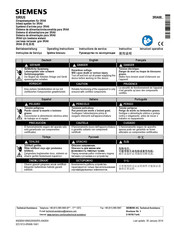 Siemens SIRIUS 3RA6823-0AC T1 Manual De Instrucciones