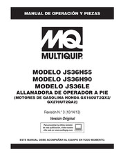 MULTIQUIP JS36LE Manual De Operación