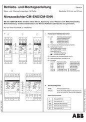 ABB CM Serie Instrucciones De Servicio Y De Montaje
