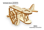 Wooden.City Biplan Instrucciones De Ensamblaje