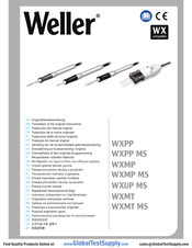 Weller WXUP MS Traducción Del Manual Original