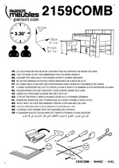 Parisot Meubles 2159COMB Instrucciones De Uso