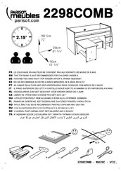 Parisot Meubles 2298COMB Instrucciones De Uso