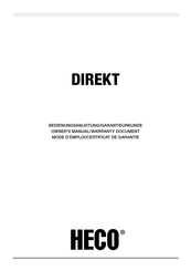 Heco DIREKT El Manual Del Propietario