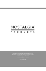 Nostalgia Products CBM8 Manual De Instrucciones