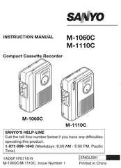 Sanyo M-1060C Manual De Instrucciones