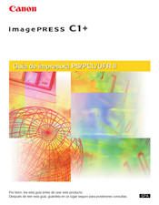 Canon imagePRESS C1+ Guia