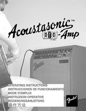 Fender Acoustasonic-Amp Instrucciones De Funcionamiento