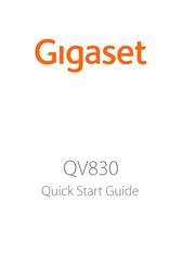 Gigaset QV830 Guia De Inicio Rapido