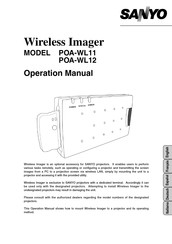 Sanyo POA-WL11 Operación Manual