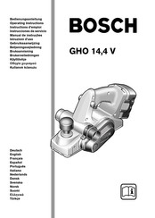 Bosch GHO 14,4 V Instrucciones De Servicio