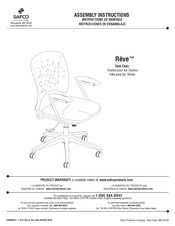 Safco Rêve Instrucciones De Ensamblaje