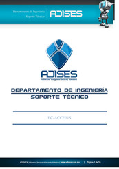 ADISES EC-ACCE01S Instalación