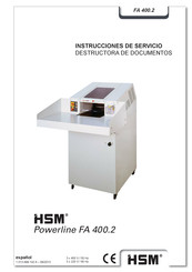 HSM FA 400.2 Instrucciones De Servicio