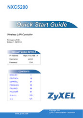 Zyxel NXC5200 Guia De Inicio Rapido