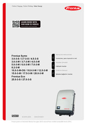 Fronius Symo 10.0-3-M-OS Manual Del Usuario