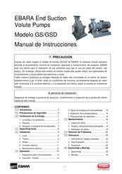 Ebara GS Manual De Instrucciones