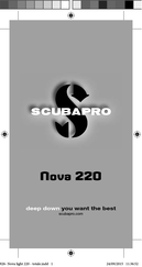 Scubapro Nova 220 Manual Del Usuario