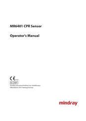 Mindray MR6401 CPR Manual Del Usuario