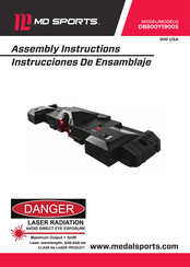 MD SPORTS DB800Y19005 Instrucciones De Ensamblaje