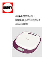 Terraillon My Cook 15 Manual Del Usuario