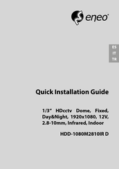 Eneo HDD-1080M2810IR D Manual Del Usuario