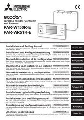 mit PAR-WT50R-E Manual De Instalación Y Configuración