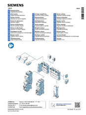 Siemens SIRIUS 3RV2917-1A Instructivo Original