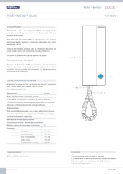 Fermax LOFT DUOX Ficha Técnica