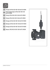 Grundfos UPLM 25-105 130 AUTO REM Manual Del Usuario