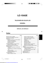 Sharp LC-15A2E Manual De Manejo