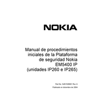 Nokia EM5400 IP Manual De Procedimientos Iniciales