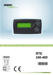 AERMEC RTE 400 Manual De Instrucciones