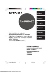 Sharp AN-PH20EZ Manual De Manejo