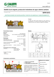 Caleffi SATK12313 Instrucciones De Instalación