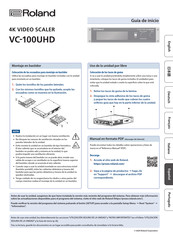 Roland VC-100UHD Guía De Inicio