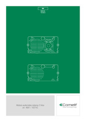 Comelit 4681 Manual Tecnico