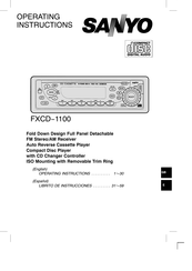 Sanyo FXCD-1100 Instrucciones De Operación