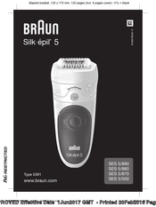 Braun Silk-epil 5 Sensosmart SES 5/890 Manual De Instrucciones