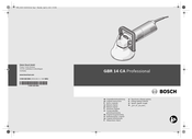 Bosch GBR 14 CA Professional Manual Original