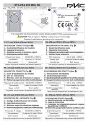 Faac XT2 Manual De Instrucciones