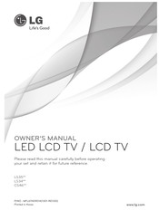 LG 32LS351T-ZB Manual De Usuario