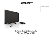 Bose VideoWave III Manual Del Usuario