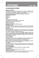 Joycare JC-402 Manual Del Usuario