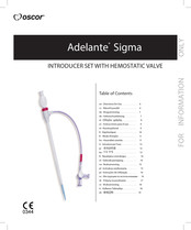 OSCOR Adelante Sigma Instrucciones Para El Uso