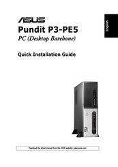 Asus Pundit P3-PE5 Guía De Instalación Rápida