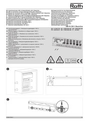 Roth AM-10 230 V Basicline Norma De Montaje Para El Electricista