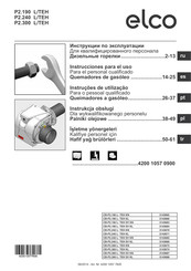 elco P2.190 L/TEH Instrucciones Para El Uso