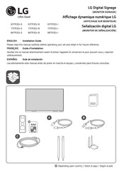 LG 65TR3DJ-E Guia De Instalacion